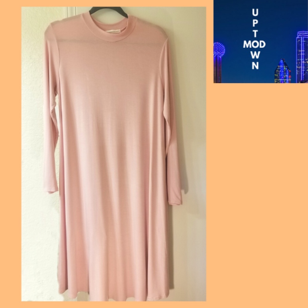 Reborn J Long Casual Light Pink Dress Women SZ